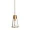 Hello Honey® Robert Stevenson Lighting Jaxon Metal & Seedy Glass Ceiling Light